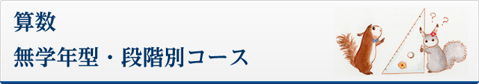 算数　無学年型・段階別コース